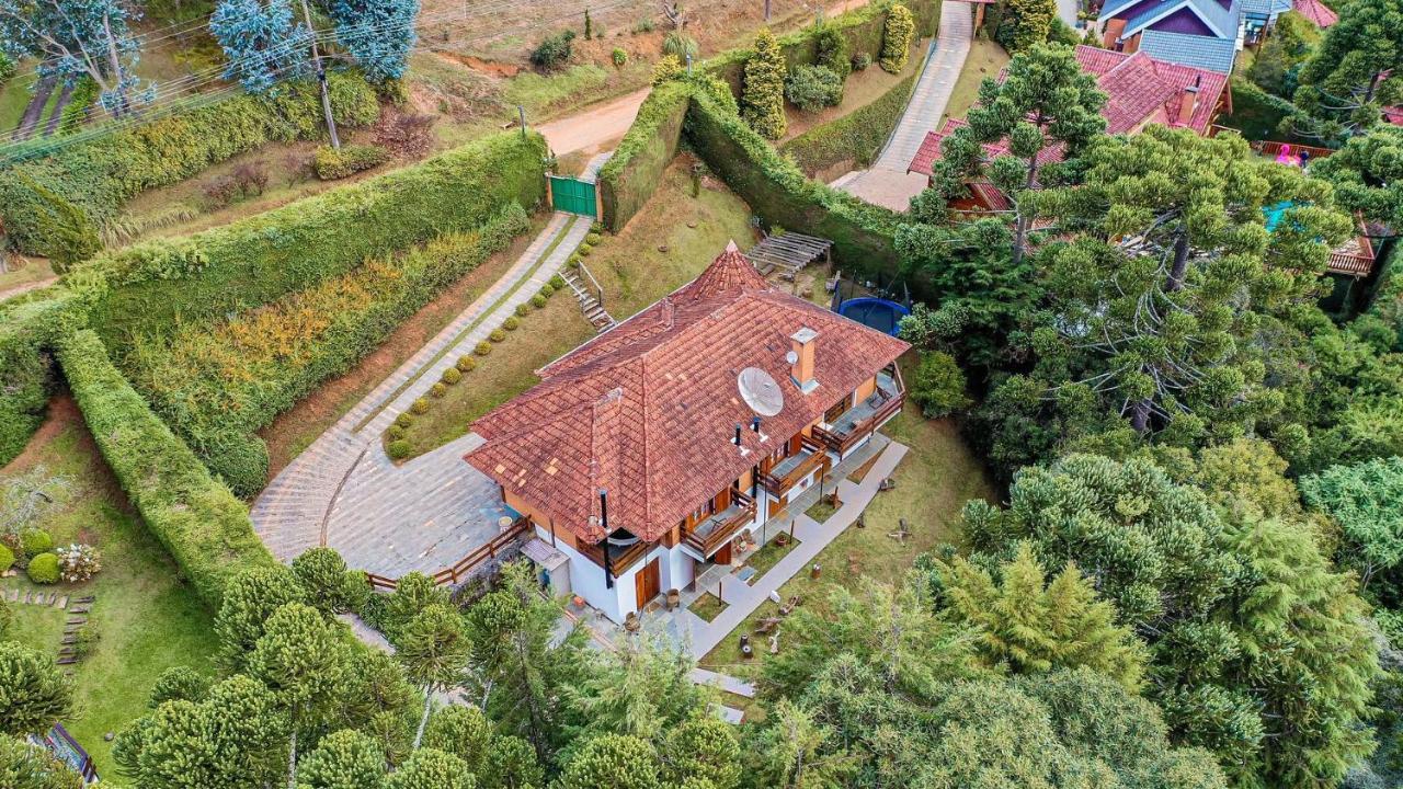 Chale Belga Em Condominio - 1,2 Km Do Centro Turistico Capivari Campos do Jordão المظهر الخارجي الصورة